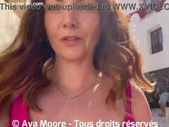 Tir de sperme, Exhib, Français, Masturbation, Public, Chatte, Pute, Voyeur