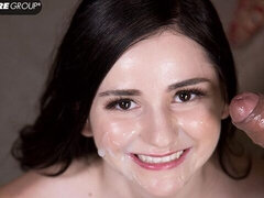 엉덩이, 큰 음경, 오랄섹스, 흑갈색 머리, 도기스타일, 자연의 가슴, 빼빼한, 청소년