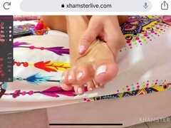Cute babe foot fetish porn video