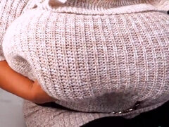 Duży tyłek, Czarny, Cycata, Masturbacja, Dojrzałe, Naturalne cycki, Obwisłe cyce, Cycki