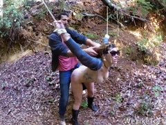 Penalizing Some Mega-Bitch in The Woods and Pummeling Her Senseless