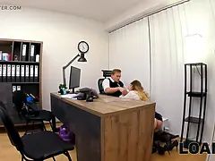 Lepotice, Varanje, Par, Hd, Naravne joške, Pisarna, Kričal, Dokolenke