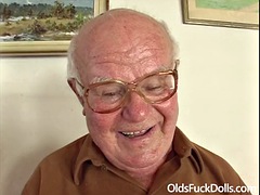 Grandpa Mireck fucks a cute 18 year old girl