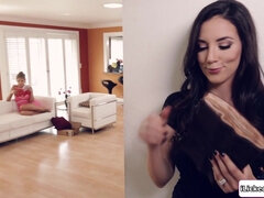 Lesbian milf facesitting stepsons wife