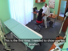 Tempting Sales Lady Makes Doctor Ejaculant Twice As They Strike A Deal
