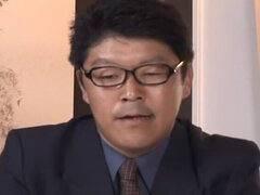 Gros seins, Japonaise, Lingerie, Bureau