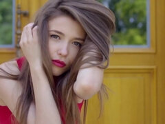 Gros seins, Femelle, Hd, Masturbation, De plein air, Russe, Solo, Adolescente