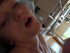 Amatör, Avsugning, Creampie, Fingering, Handjobb, Olja, Pov, Sover