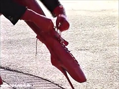 Sadomasoquismo, Botas, Morena, Europeo, Dominacion femenina, Látex, Cuero, Madres para coger