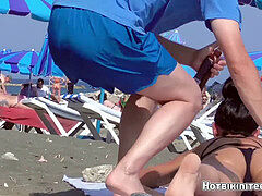 cool Thong Ass milfs Hot bathing suit Teens Beach Voyeur HD Video
