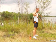 Amateur, Cfnm, Vestidas, Grupo, Grupo, Al aire libre, Pelirrojo, Intercambio de parejas