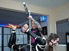 Amerikansk, Bondage disciplin sadomasochisme, Trældom, Latex, Orgasme, Slave, Spandex, Vibrator