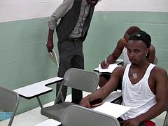 Lízaní zadků, Velké péro, Černé, Pár, Ebenové, Gay, Hardcore, Výprask