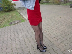 素人, イマラチオ, バック, ハードコア, ナイロン, オマンコ, ヤリマン, 濡れ