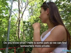 Public agent cheating girlfriend jenifer jane has hot facial cumshot