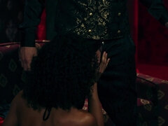 Πρωκτικό, Μεγάλα βυζιά, Μελαχροινή, Χασκογελώντας, Ηδ, Λάτεξ, Μουνί, Τρίο