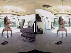 American babe Lana Rhoades - Naughty pornstar in POV VR hardcore with cumshot