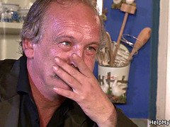 18 jaar, Lul, Man, Kut duiken, Realiteit, Geschoren, Tiener, Tieten likken