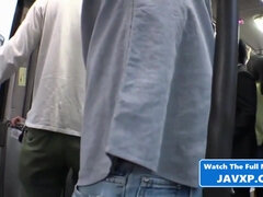 Hot Asian Babe On The Bus, Japanese Jav