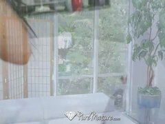 Duże cycki, Obciąganie, Brunetka, Cycata, Kutas, Hardcore, Hd, Mamuśka