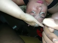 Point of view fat wifey massive cum facial cumshot compilation from bbc (assfucking queen sophia f)