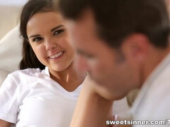 Ruskeahiuksinen, Pariskunta, Hd, Ajeltu, Teini