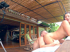 Amador amadora, Feito em casa, Orgasmo, Ao ar livre cartaz de rua outdoor, Público