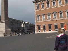 An ass fucking turns into cumming on her sexy feet