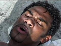 Analny, Lizanie dupy, Duży kutas, Czarny, Wielorasowy, Lizanie, Na wolnym powietrzu, Markowy
