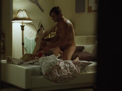 Americano, Camera da letto, Da dietro, Imbavagliando, Baciando, Tette naturali, Tatuaggi, Tette