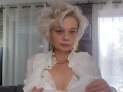 Любители, Блондинки, Эротика, Зрелые, Короткая стрижка, Соло