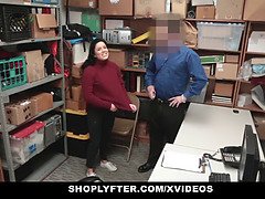 Teen (Monica Sage) Gets Humiliated By LP Officers Cock