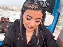 Bløtkake, Latina, Utendørs, Synsvinkel, Offentlig, Ridning, Suging, Tenåring