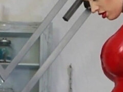 본디지 훈육 사디즘 마소치슴, 미인, 옷 입은 상태로, 여자 지배, 페티쉬, 처벌