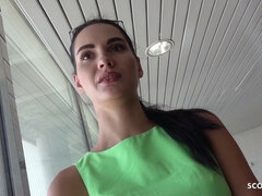 Stor kuk, Universitet, Snopp, Tysk, Hardcore, Utomhus, Offentlig, Verklighet