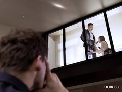 Geisha Forza Is In Front Of Her Husband By Her Boss - Lingerie