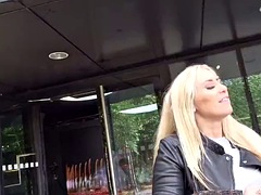 German Scout - MILF with big ass and tits Karlie picked up and fucked hard on the street