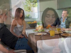 Kiara Lord and Lana Roy Step Family Cums First p2