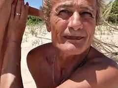 Anale, Spiaggia, Pompino, Coppia, Gay, Fidanzata, Hardcore, Donna con pene