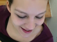 Enthousiasteling, Blond, Sperma shot, Daddy, Sperma in gezicht, Handbeurt, Gezichtspunt, Realiteit