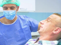 Kinky dentist bangs his sexy blonde assistant