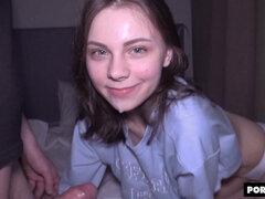 18, Stor kukk, Brunette, Skole, Sæd i munnen, Hjemmelaget, Tenåring, Pupper