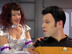 Great Star Trek parody with deep anal and double penetration