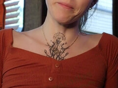 Dominante vrouw, Vernedering, Alleen, Tieten likken