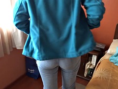 The maids son gives my wife a cumshot in the ass