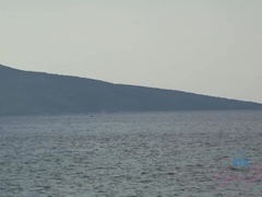 浴室, ビーチ, 茶髪の, 彼女, ハメ撮り, シャワー, ガリガリ, 靴下