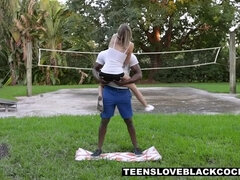 TEENS LOVE BLACK COCKS Chloe Temple's BBC BJ