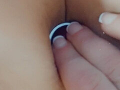 Anal, Traseiro, Fêmea, Masturbação, Maduroa, Xoxota, Solo chão, Tetas