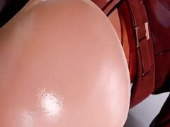 Futuretist Destroying the Tight Ass of a Horny Vixen with Huge White Booty Craving BBC Hardcore Fucking with Sweet Gaping Ass