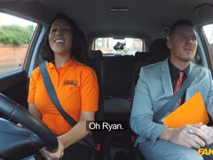 아마추어, 오랄섹스, 자동차, 도기스타일, 야외의, 학생